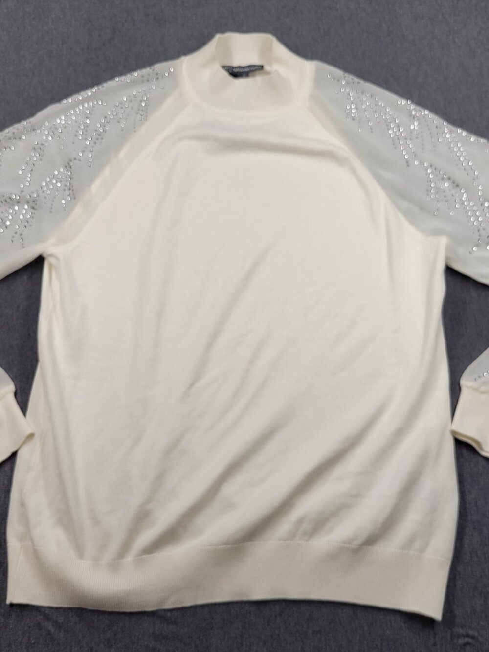 Womens sweater, Adrianna Papell, size  small, white, new with tags
